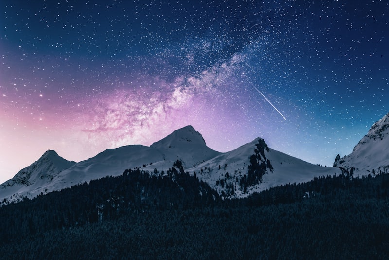 Night mountain